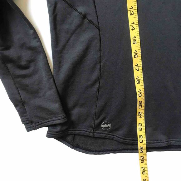 Janji Revo Rover Run Everywhere Pullover L/S Mock Neck Gray Merino Shirt Women S - Picture 8 of 9